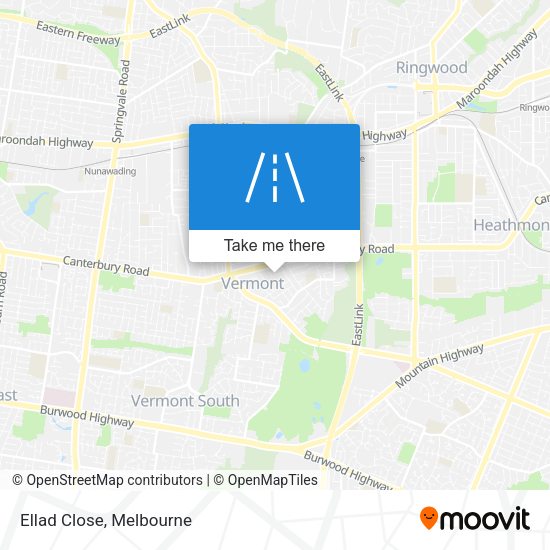 Ellad Close map