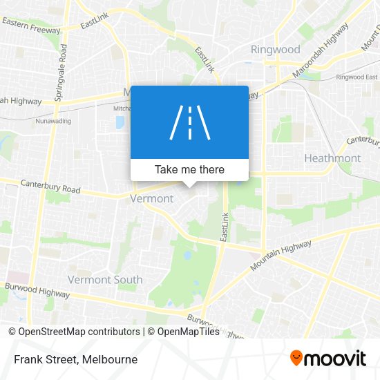 Frank Street map