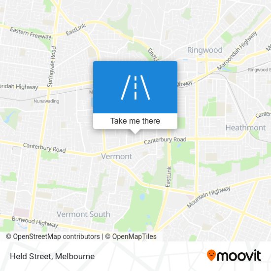 Held Street map