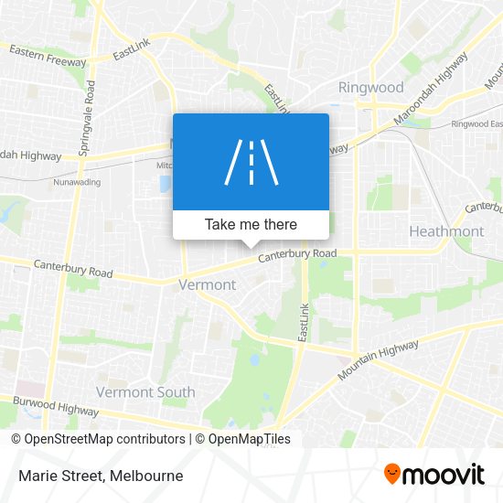 Marie Street map