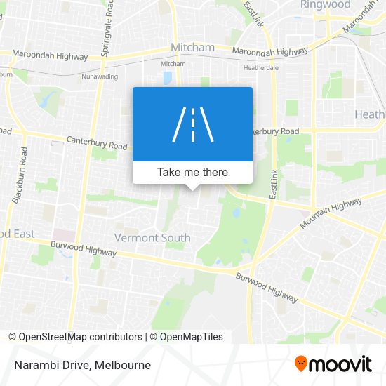 Narambi Drive map