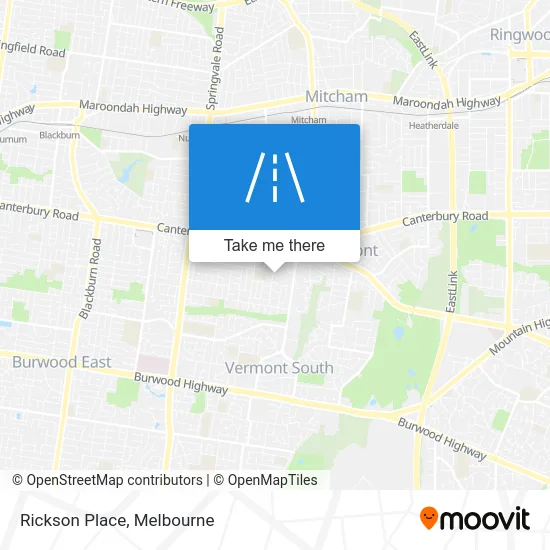 Mapa Rickson Place