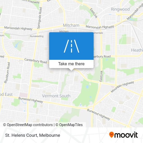 St. Helens Court map