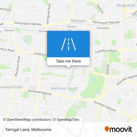 Terrigal Lane map