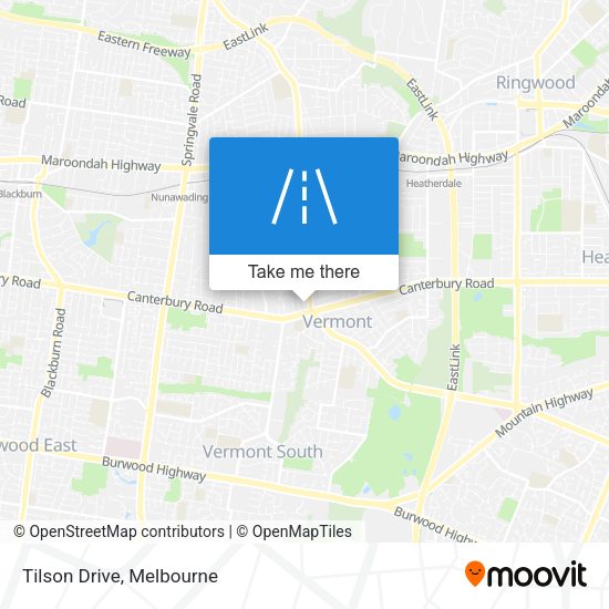 Tilson Drive map