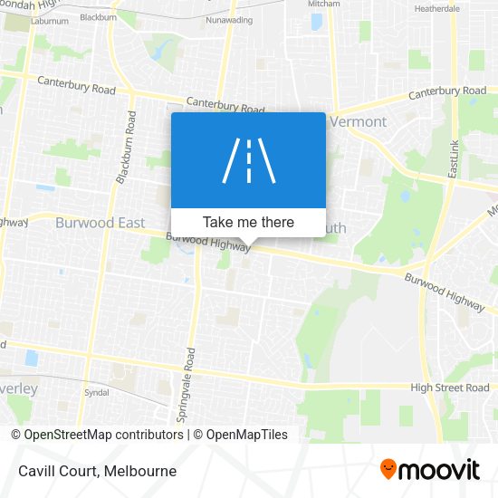 Cavill Court map