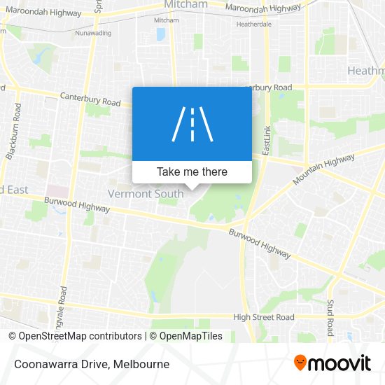 Coonawarra Drive map