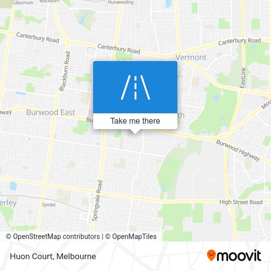 Huon Court map
