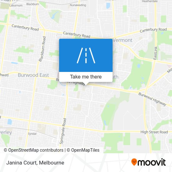 Janina Court map