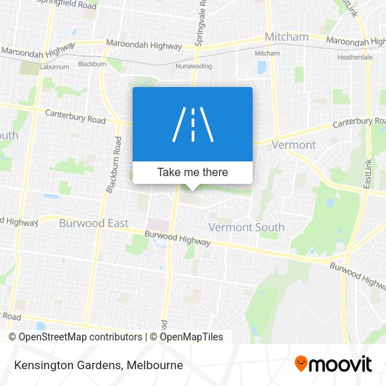 Kensington Gardens map