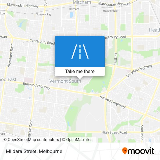 Mildara Street map