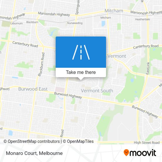 Monaro Court map