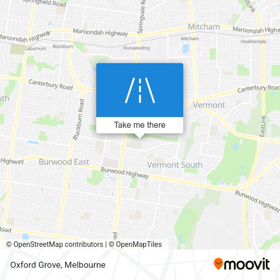 Oxford Grove map