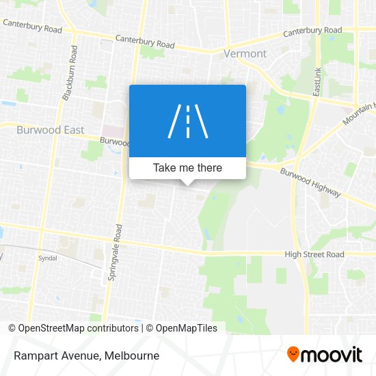 Rampart Avenue map
