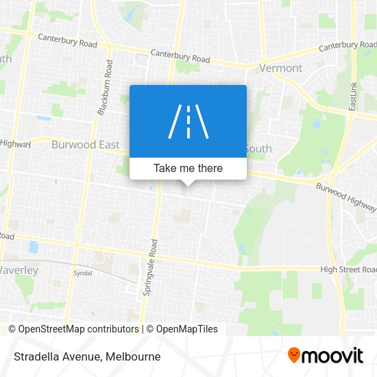 Stradella Avenue map
