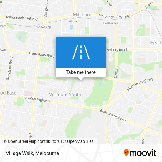 Village Walk map