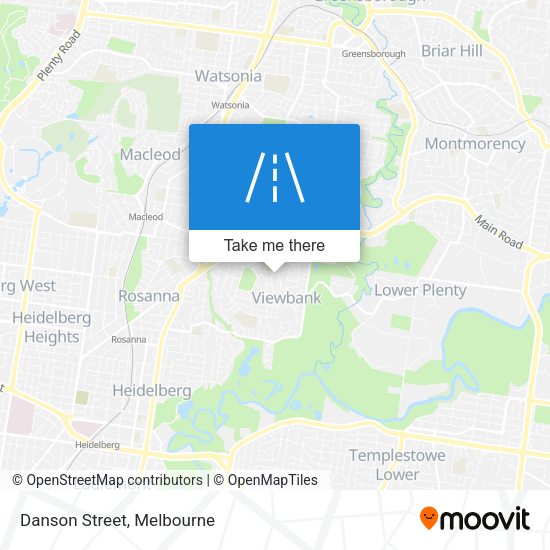 Danson Street map