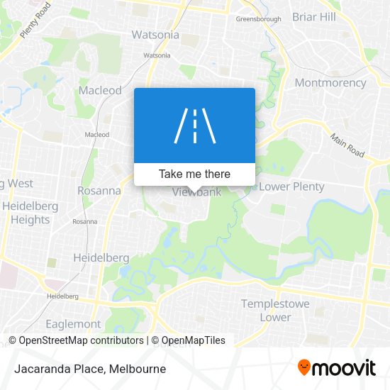 Jacaranda Place map