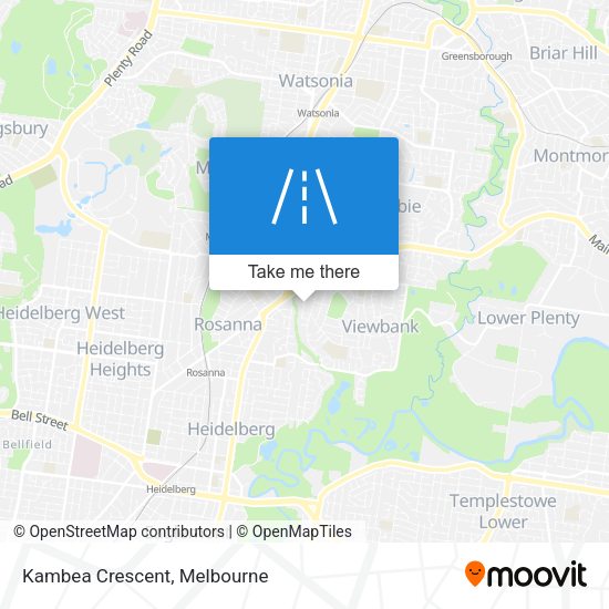 Kambea Crescent map