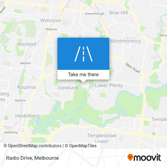 Radio Drive map