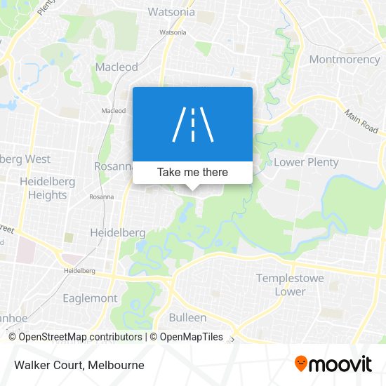 Walker Court map