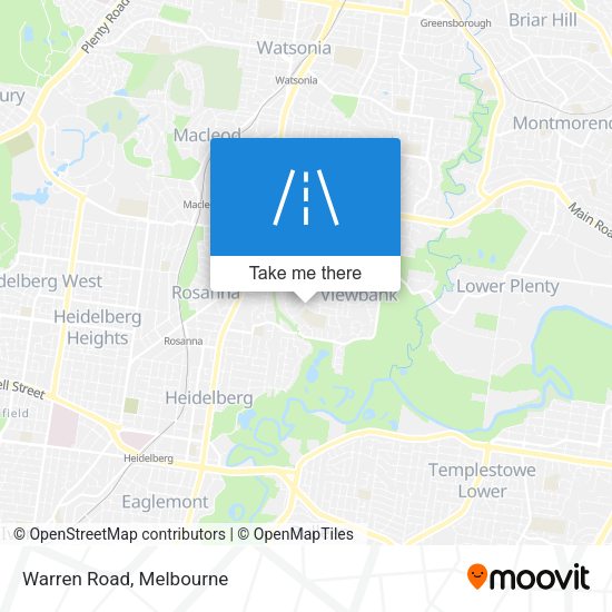 Warren Road map