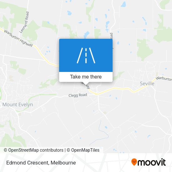 Edmond Crescent map