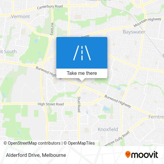 Alderford Drive map