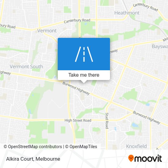 Alkira Court map