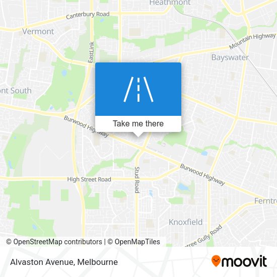 Alvaston Avenue map