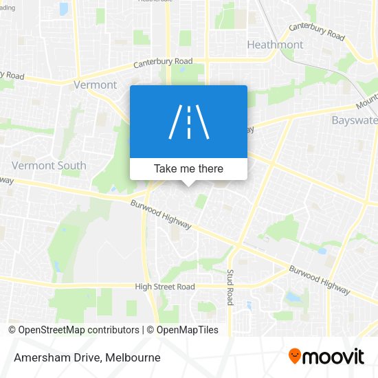 Amersham Drive map