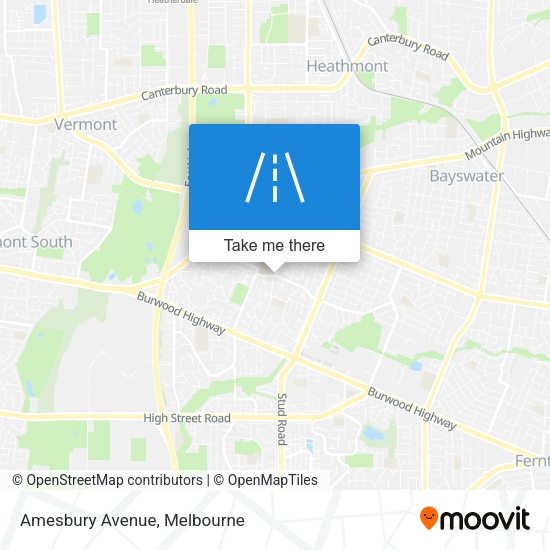 Amesbury Avenue map