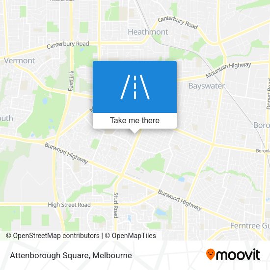 Attenborough Square map