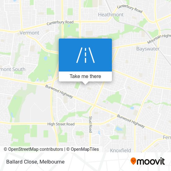 Ballard Close map
