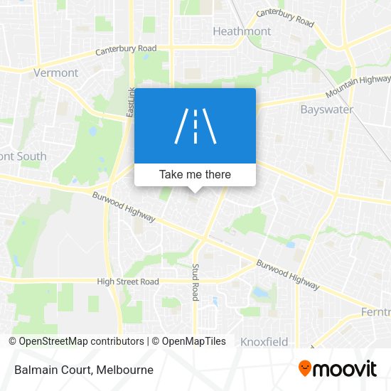 Balmain Court map