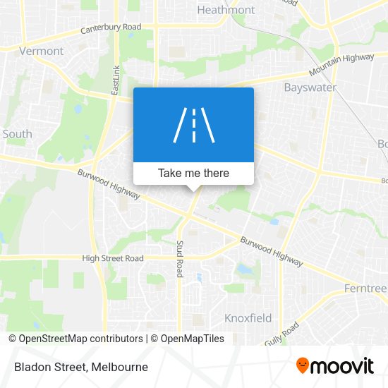 Bladon Street map