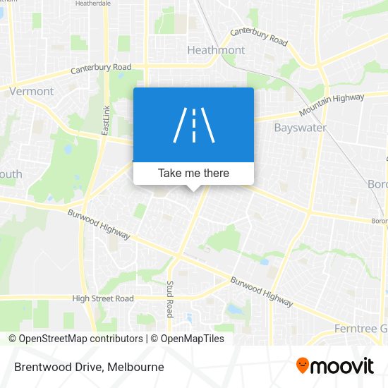 Brentwood Drive map