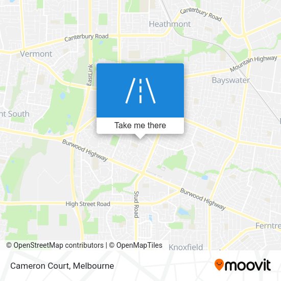 Cameron Court map