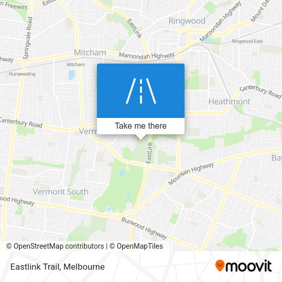 Eastlink Trail map