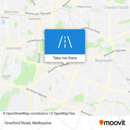 Gresford Road map