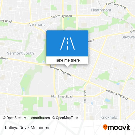 Kalinya Drive map