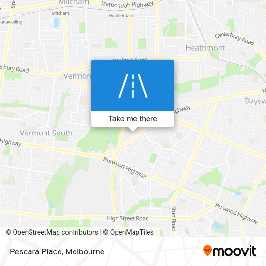 Pescara Place map