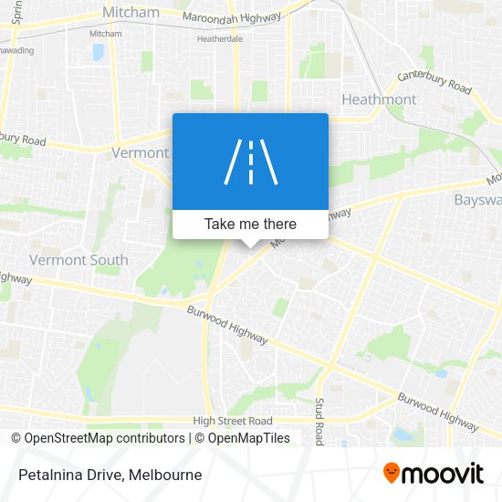 Petalnina Drive map