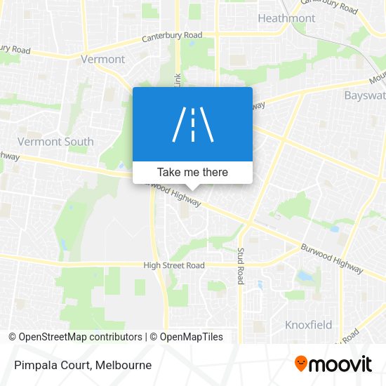 Pimpala Court map