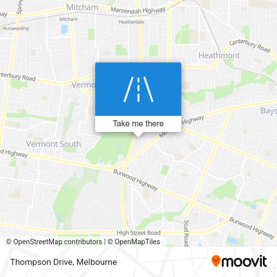 Thompson Drive map