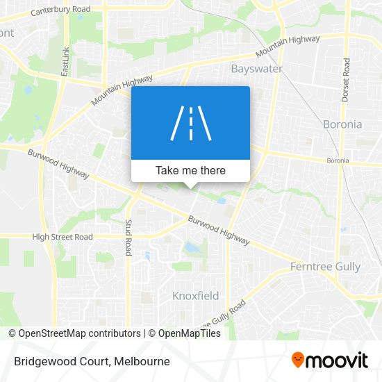 Bridgewood Court map