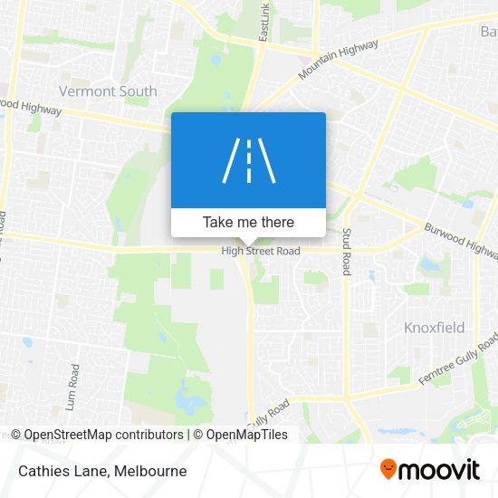 Cathies Lane map