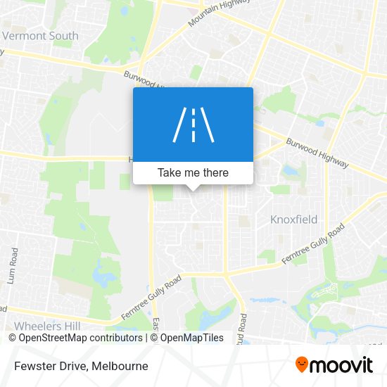 Fewster Drive map