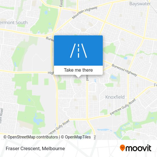 Fraser Crescent map