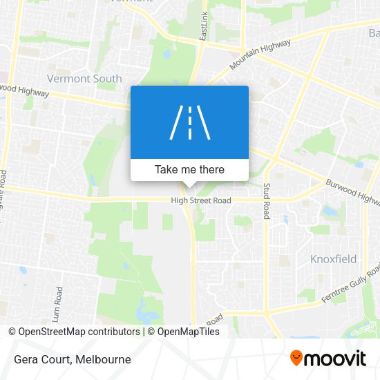 Gera Court map